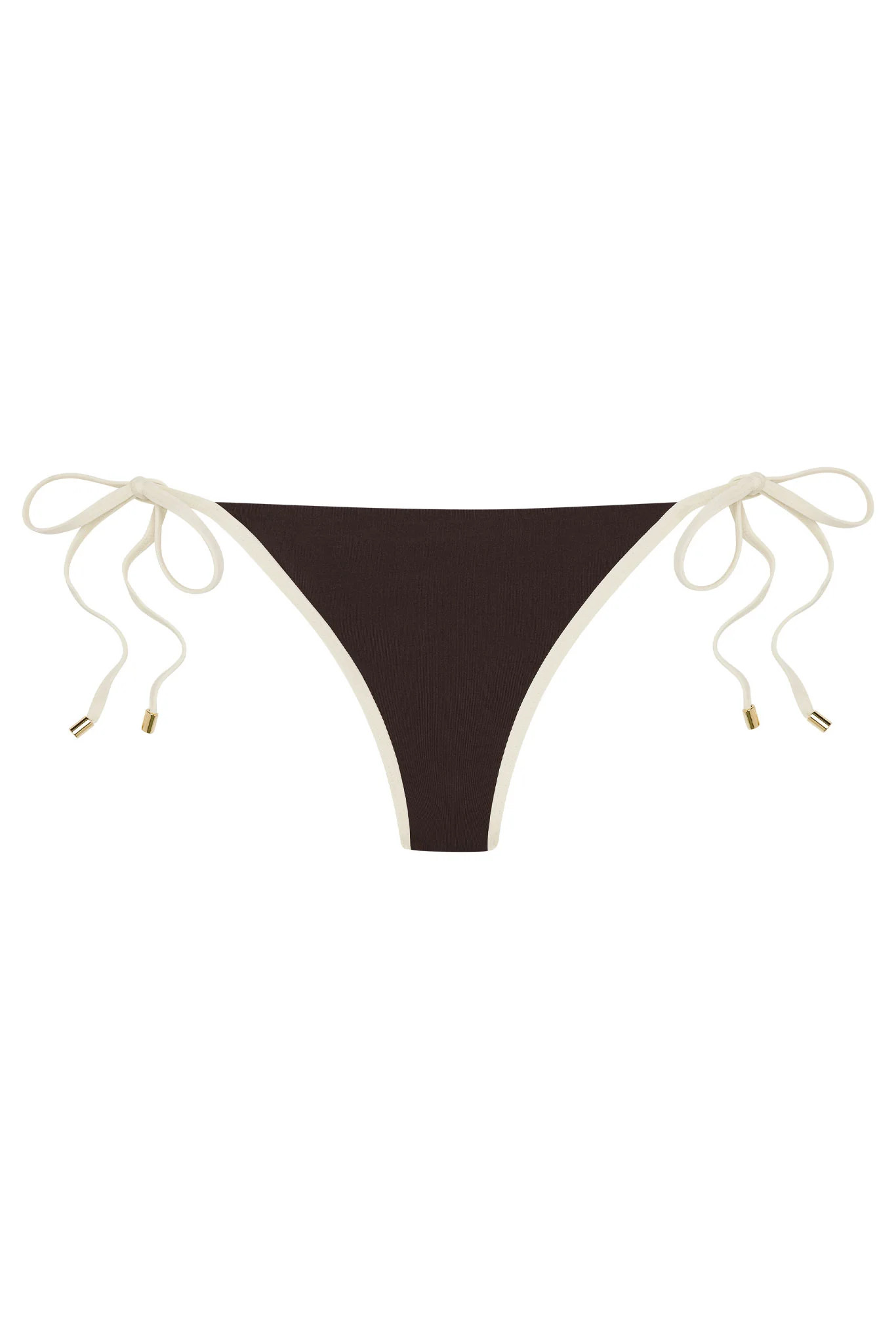 Le Marais Bottom - Espresso/Ivory | Monday Swimwear
