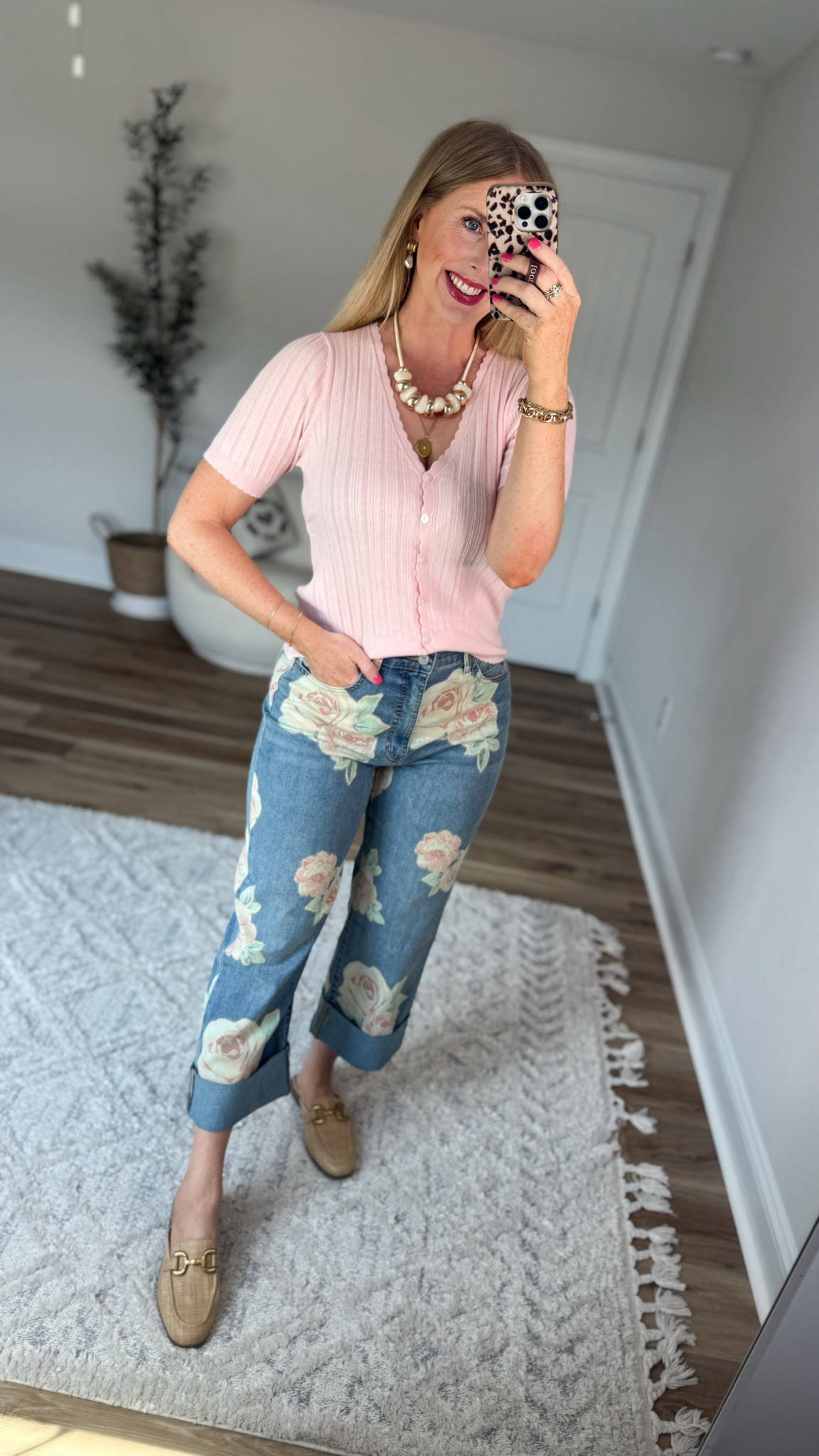 Daily try on, Walmart outfit, Walmart fashion, Walmart try on, floral jeans

#LTKootd #LTKmomlife