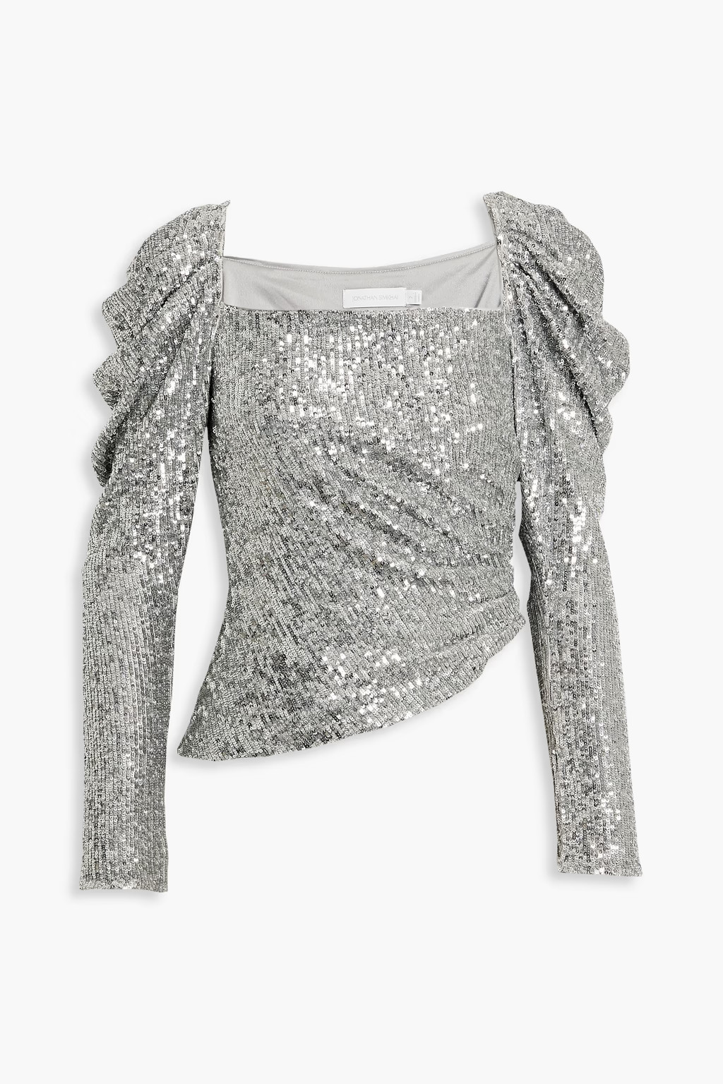 Allura ruched sequined jersey top | The Outnet (UK and Europe)