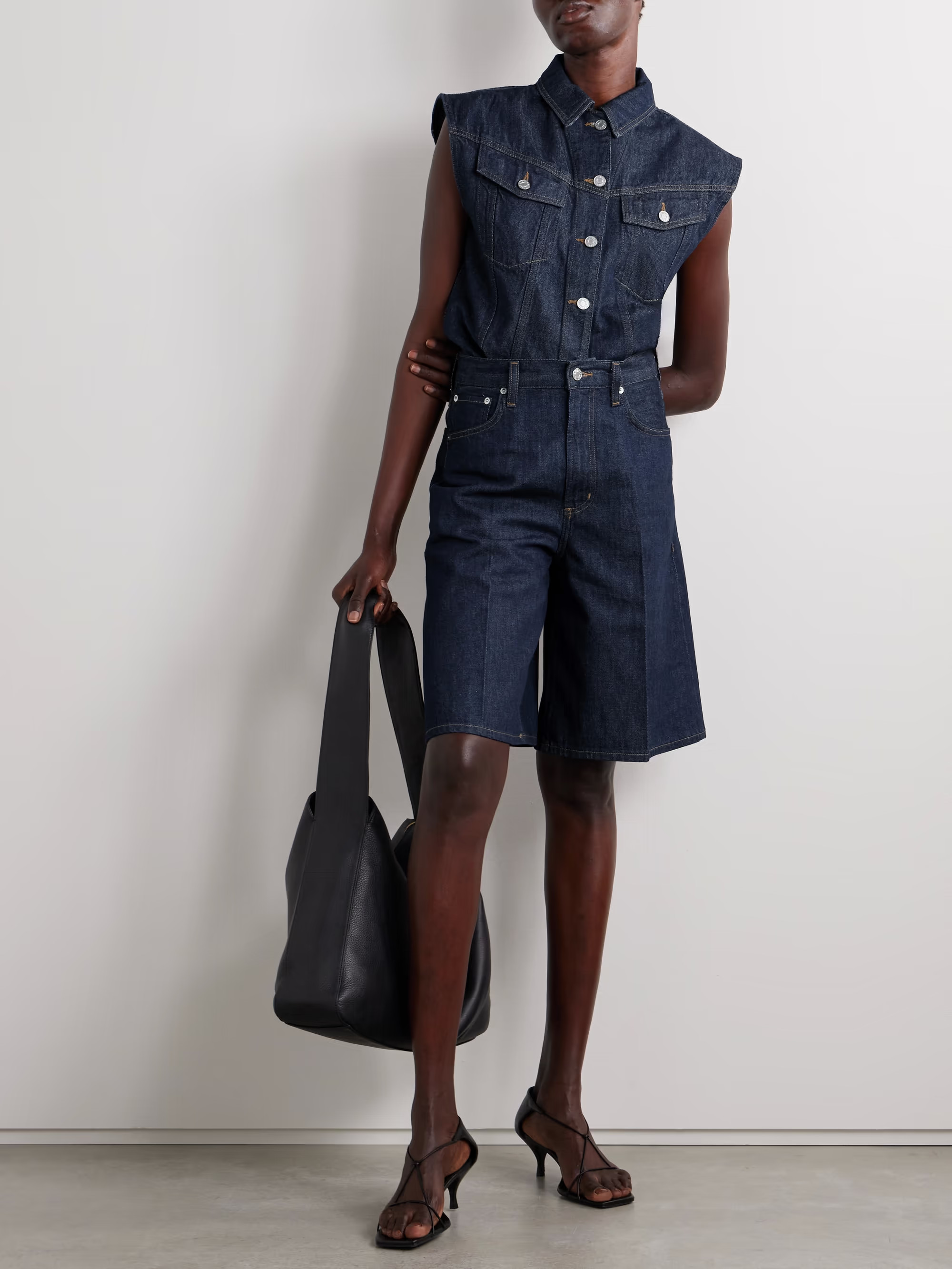 Nolan organic denim shorts | NET-A-PORTER APAC