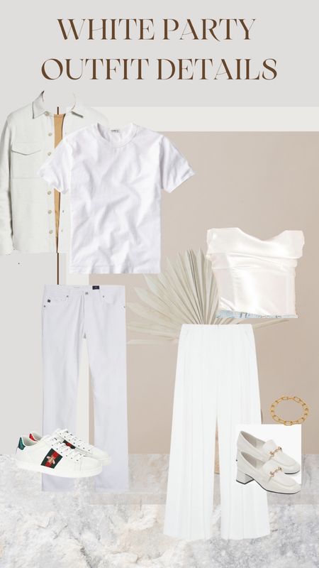 White party couples outfit - from night one of a Moroccan wedding in the desert #couplesoutfit #whiteparty white pants from The Frankie Shop 

#LTKwedding #LTKmens