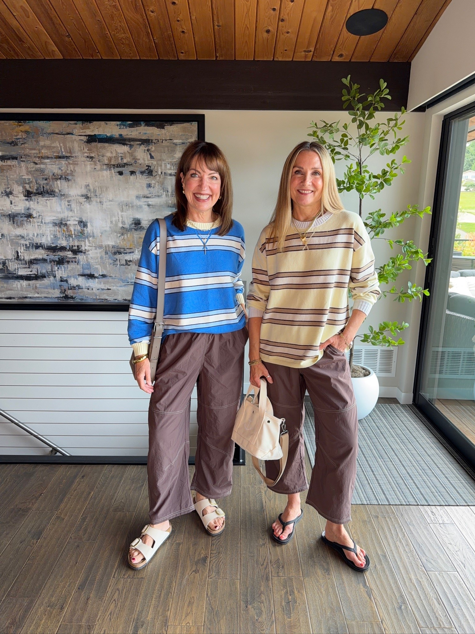These nylon barrel pants have been our new obsession—they’re lightweight, easy care, and have a super comfortable elastic waist. They passed the Nana test when I wore them nonstop on my 2-week boat trip with my grandson! Love the cool stitching detail and our cute sweaters come in four colors! Priorities have changed, dreams have faded and we’re totally good with it!

#LTKootd #LTKgrwm #LTKSeasonal