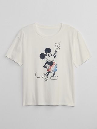 Disney Mickey Mouse and Minnie Mouse Relaxed Graphic T-Shirt | Gap Factory