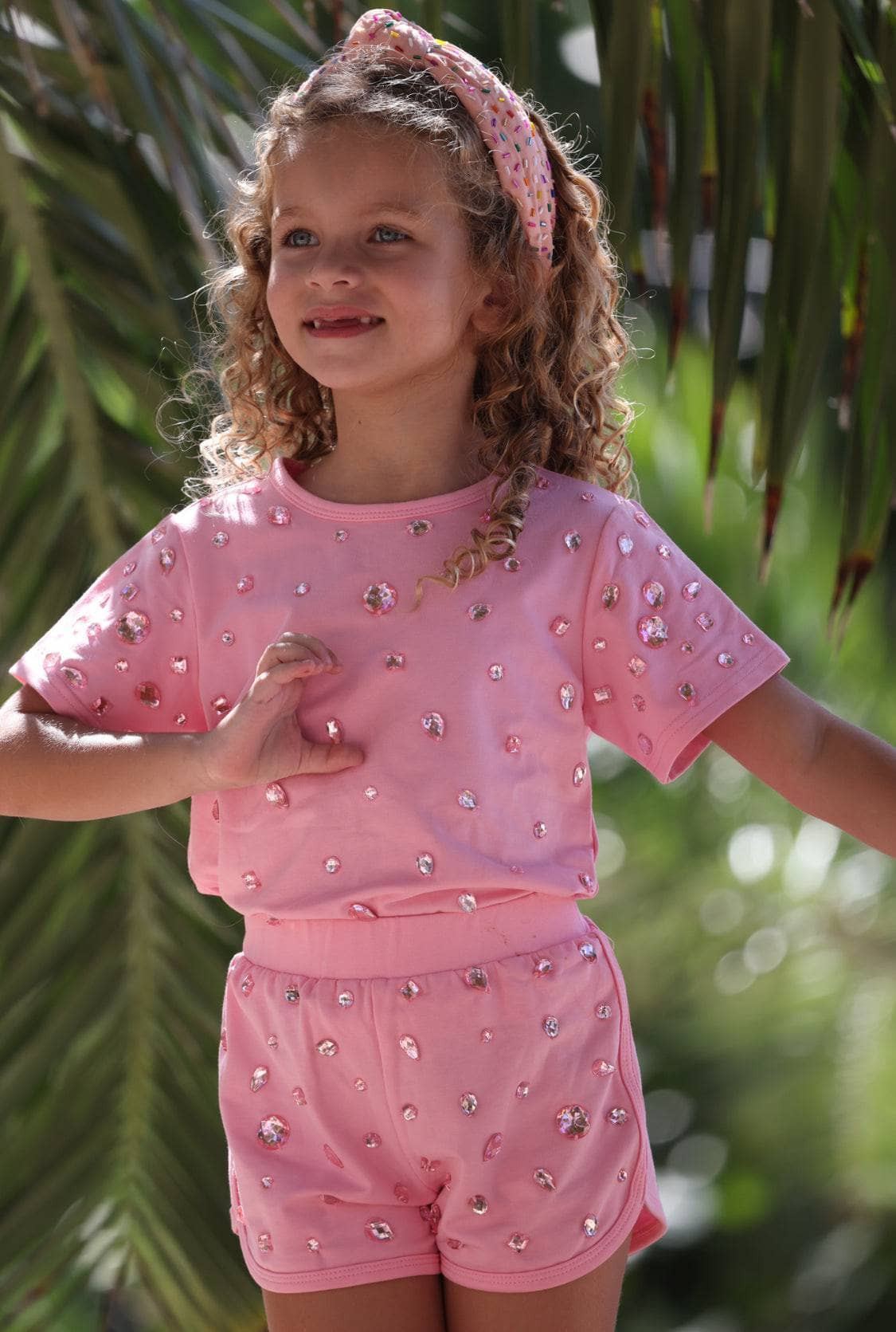 Pinky Gems Short Set | Lola + The Boys