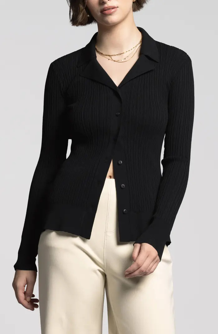 WEEKEND LOS ANGELES Allison Rib Button-Up Top | Nordstrom | Nordstrom