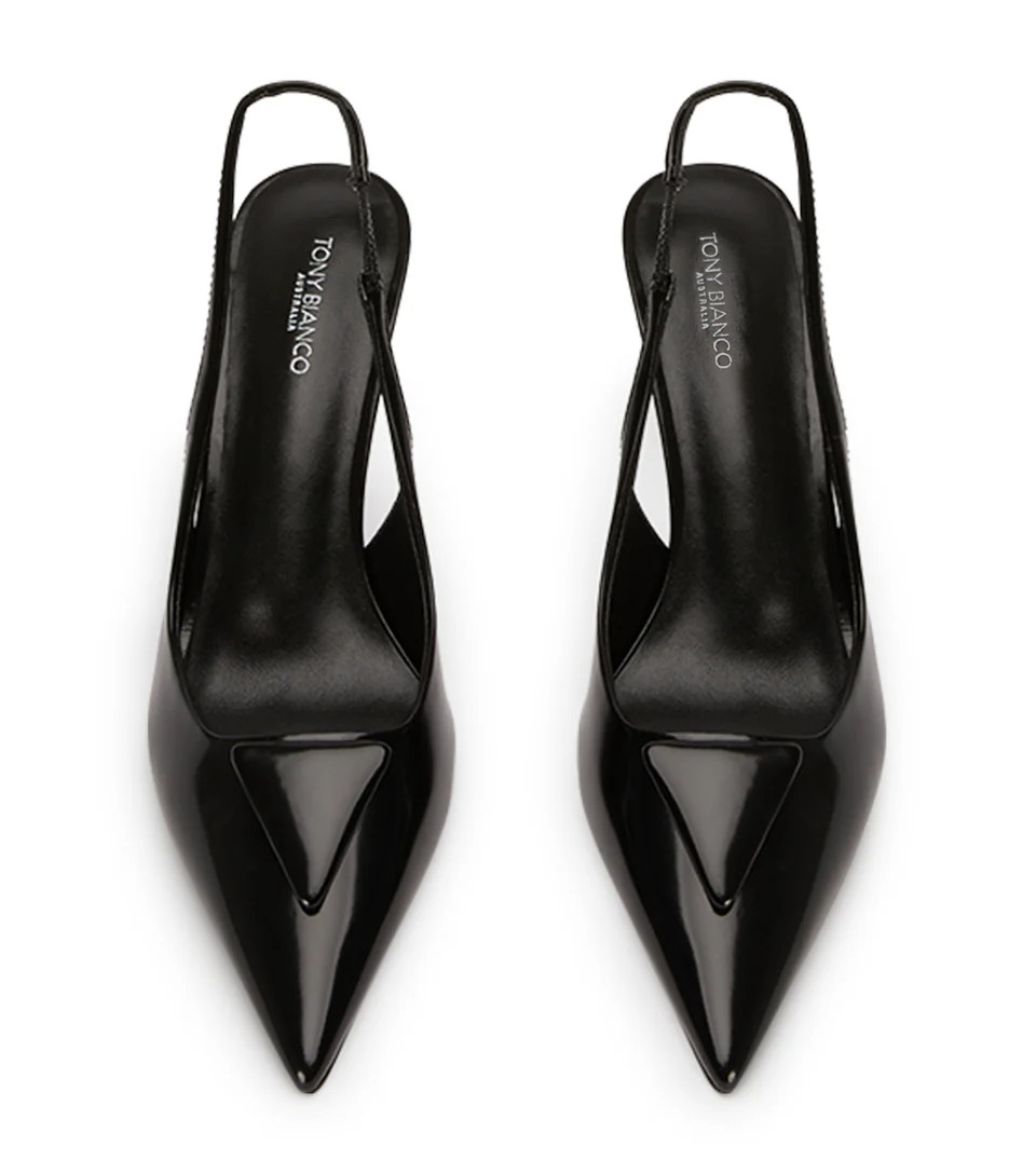 Bertie Black Hi Shine Heels | Heels | Tony Bianco USA | Tony Bianco US