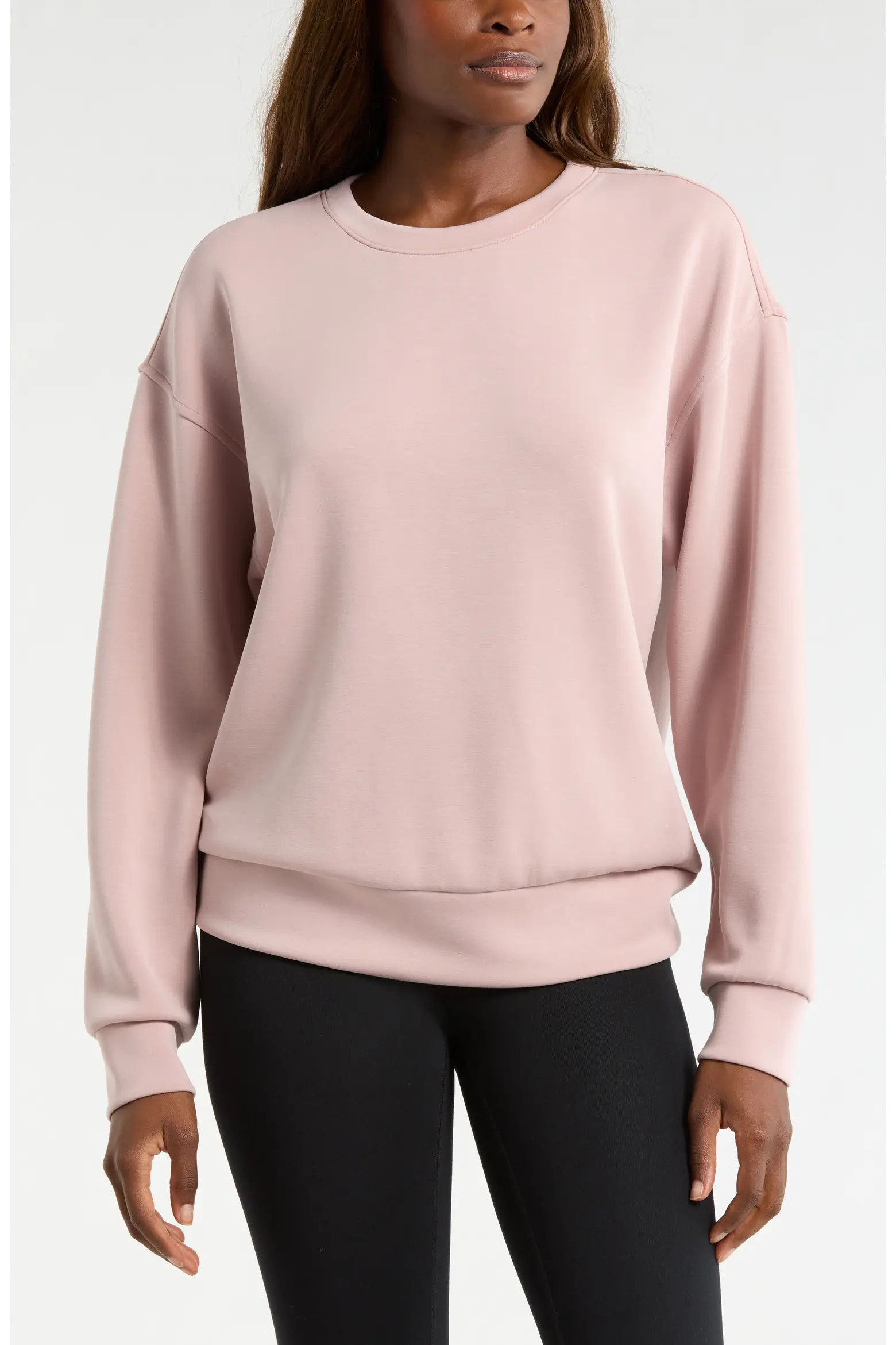 Soft Luxe Boxy Crew Sweatshirt (Women) | Nordstrom | Nordstrom
