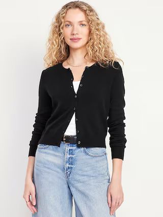 SoSoft Crop Cardigan Sweater | Old Navy (US)