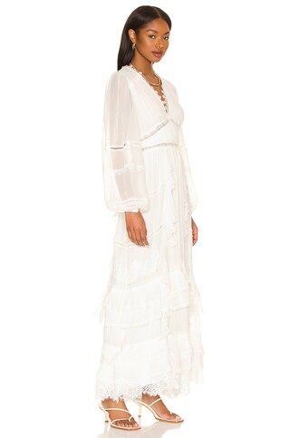 ROCOCO SAND Mia Maxi Dress in Off White from Revolve.com | Revolve Clothing (Global)