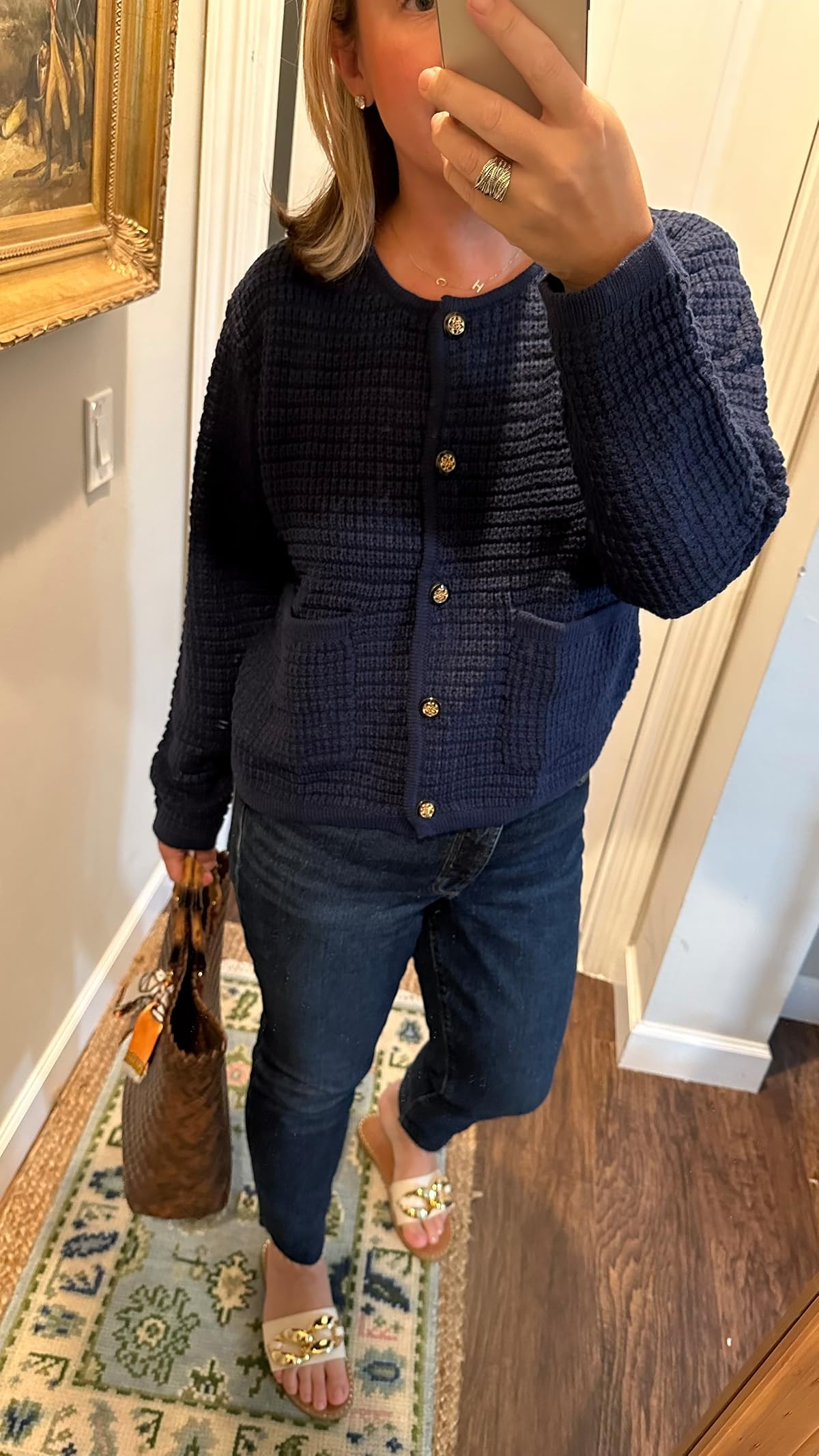 PRETTYGARDEN Womens 2023 Cardigan Sweaters Fall Open Front Button Down Long Sleeve Pockets Casual... | Amazon (US)