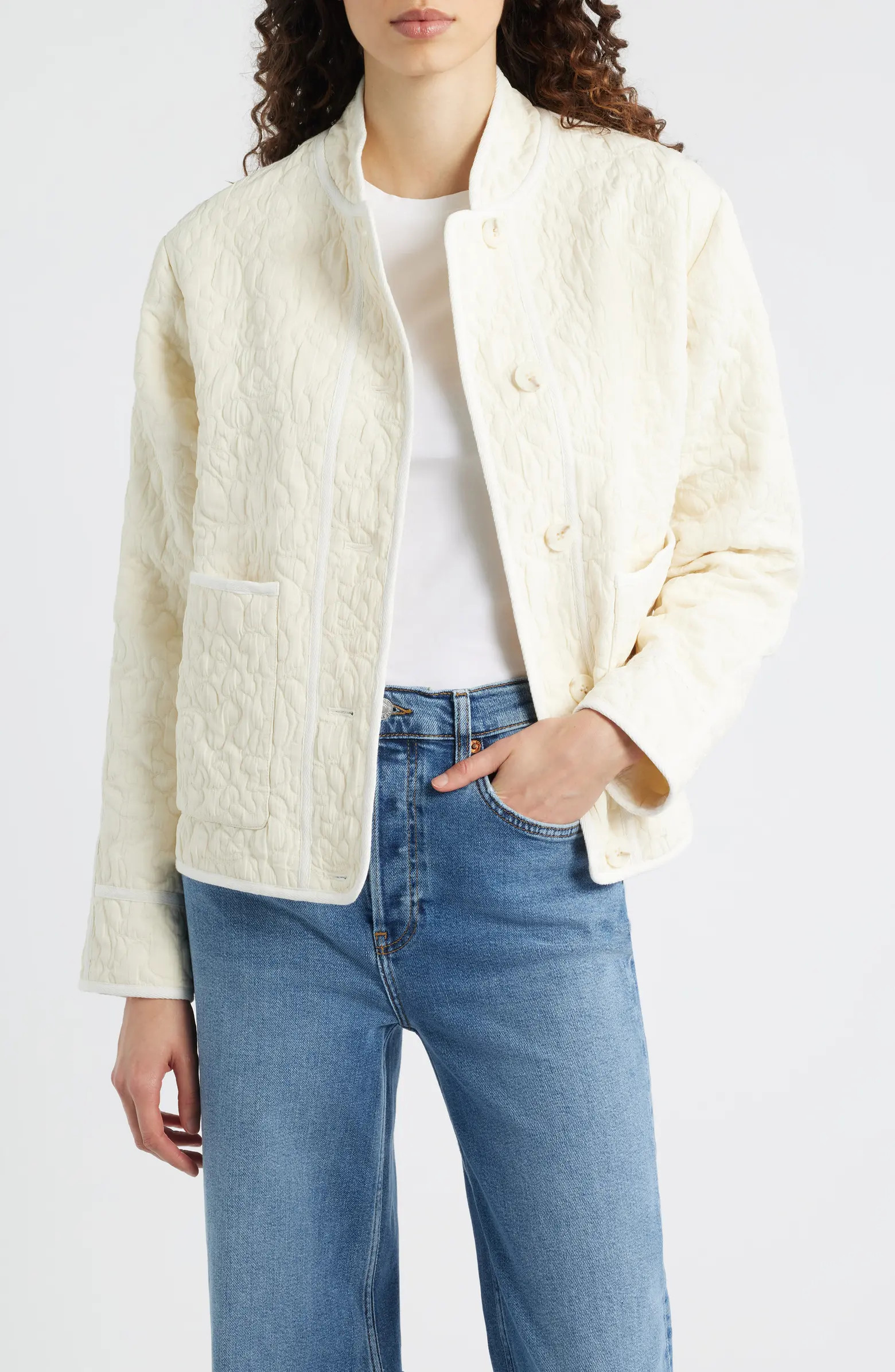 Quilted Jacquard Jacket | Nordstrom