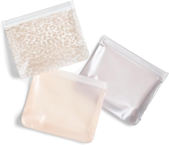 Fit & Fresh Reusable Sandwich Bags (3 Pack) \u2013 Leakproof Reusable Food Storage Bags, BPA-Free... | Amazon (US)