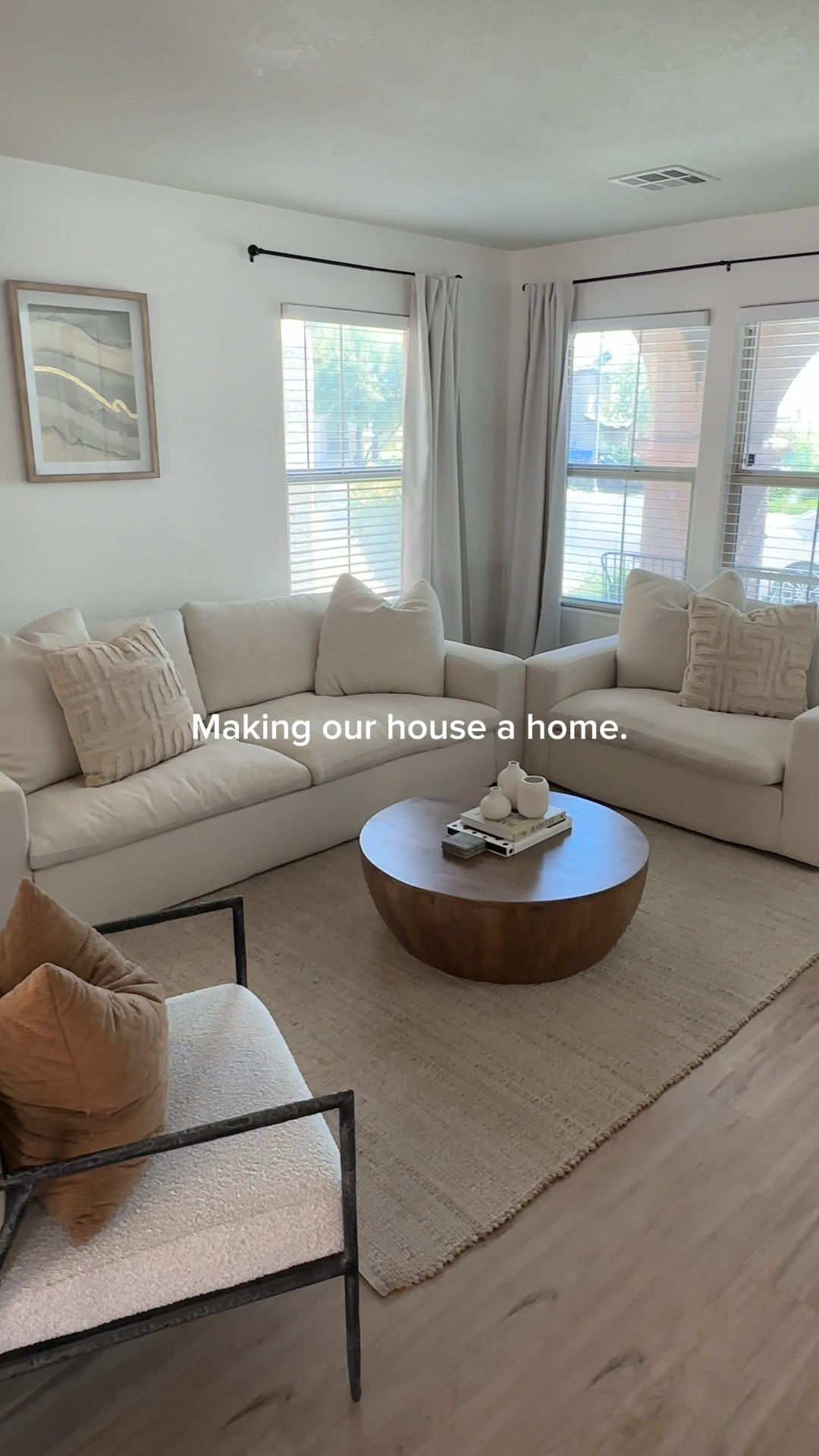 Making our house a home. 💖 #homedecor #homeinspo #minimal #modernhome 
