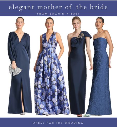Gorgeous navy blue dresses for formal weddings or for the mother of the bride. 💙 Follow Dress for the Wedding on LTK for more wedding guest dresses, bridesmaid dresses, wedding dresses, and mother of the bride dresses. 

#LTKSeasonal #LTKwedding #LTKmidsize