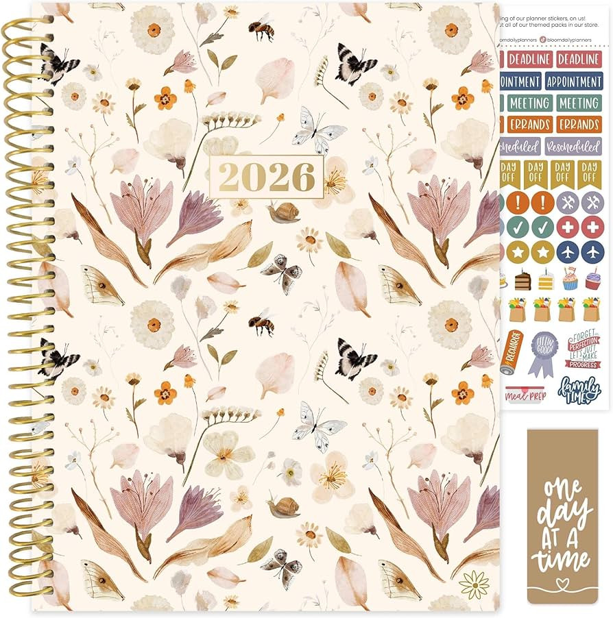 bloom daily planners 2026 Planner (January to December) - 8.5” x 11” Weekly & Monthly Dated A... | Amazon (US)