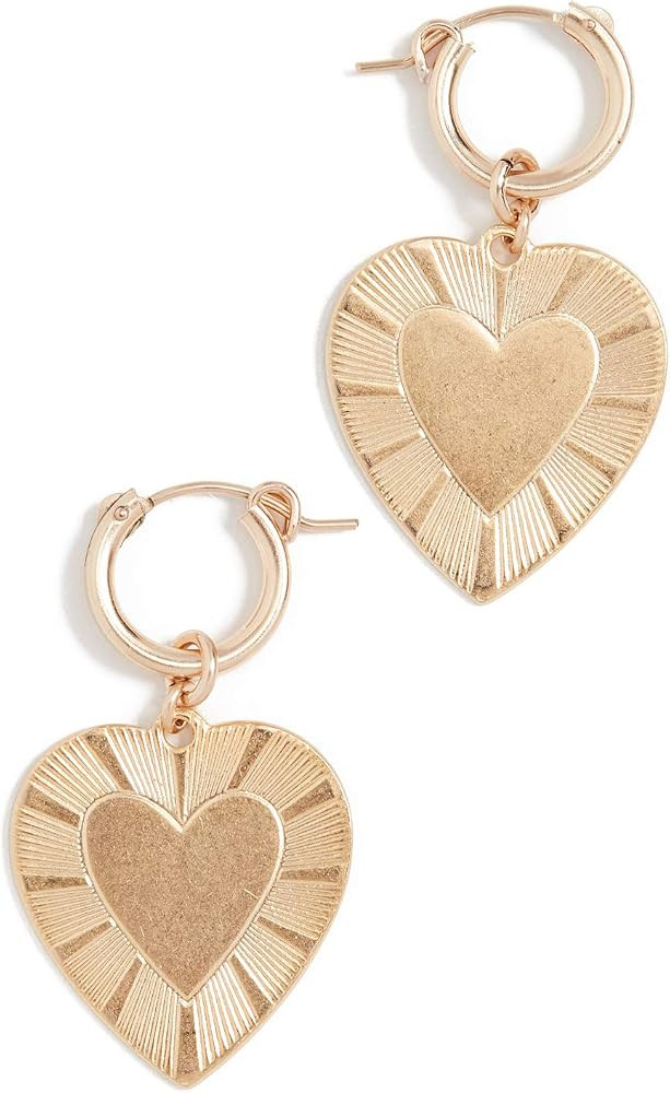 Brinker + Eliza Women's The Best Is Yet To Come Huggie Earrings | Amazon (US)