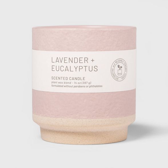 Wellness Ceramic Lavender and Eucalyptus Candle - Project 62™ | Target
