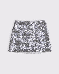 Sequin Mini Skort | Abercrombie & Fitch (US)
