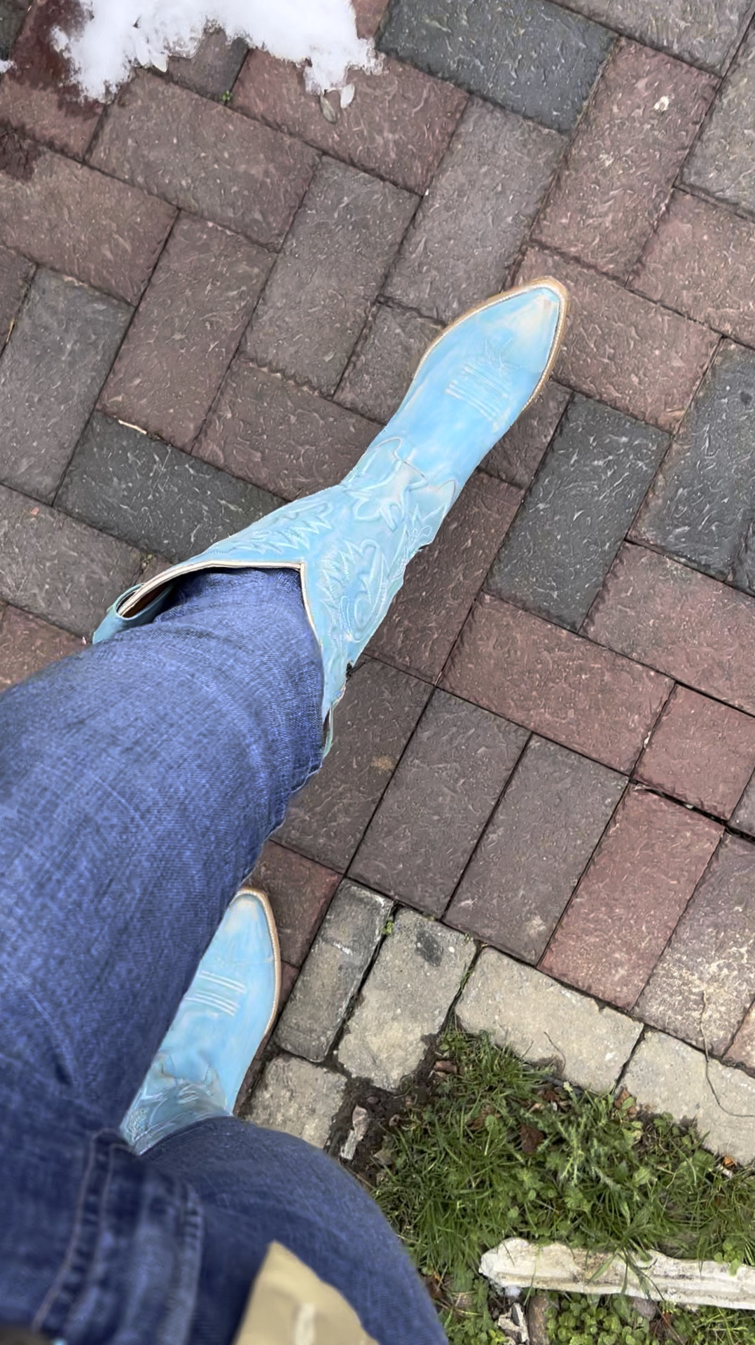 Walking through Nashville.  Cowboy boots & turquoise 

#LTKShoeCrush #LTKWatchNow #LTKTravel