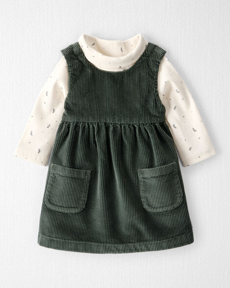 Baby Girl 2-Piece Organic Cotton Jumper Set | Carter's Inc