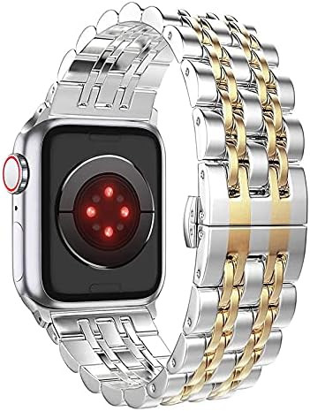 ImmSss Band Compatible with Apple Watch Series 6 5 4 40mm 41mm/ Series 3 2 1 38mm for Women Men,S... | Amazon (US)