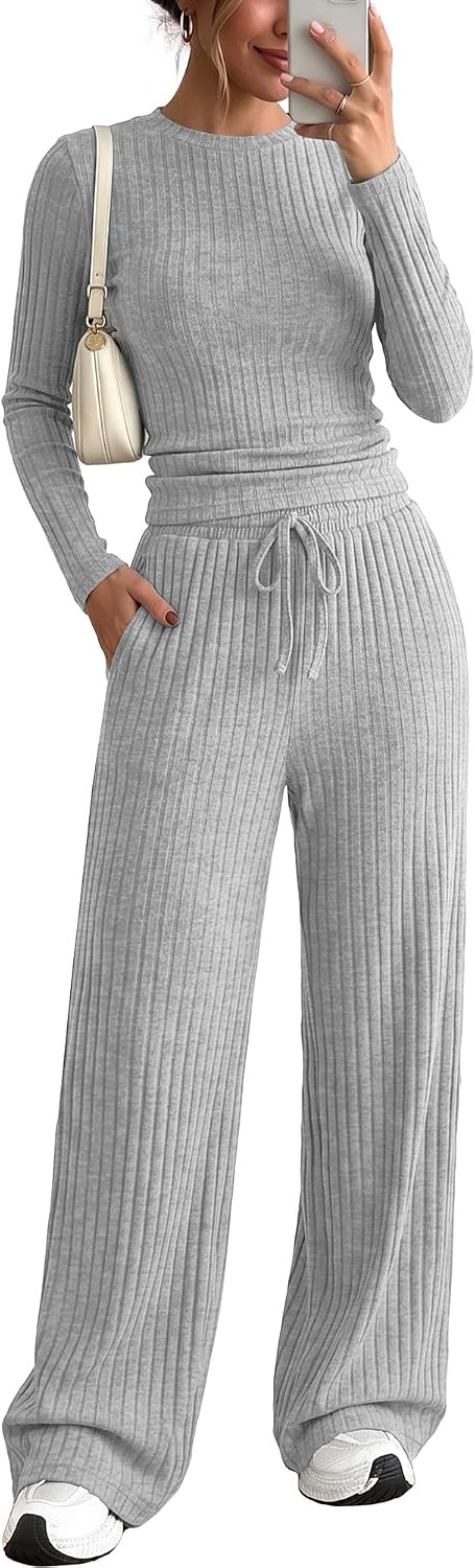 RUMIA Lounge Sets for Women Fall Outfits Sweater Cozy 2 Piece(S-2XL) | Amazon (US)