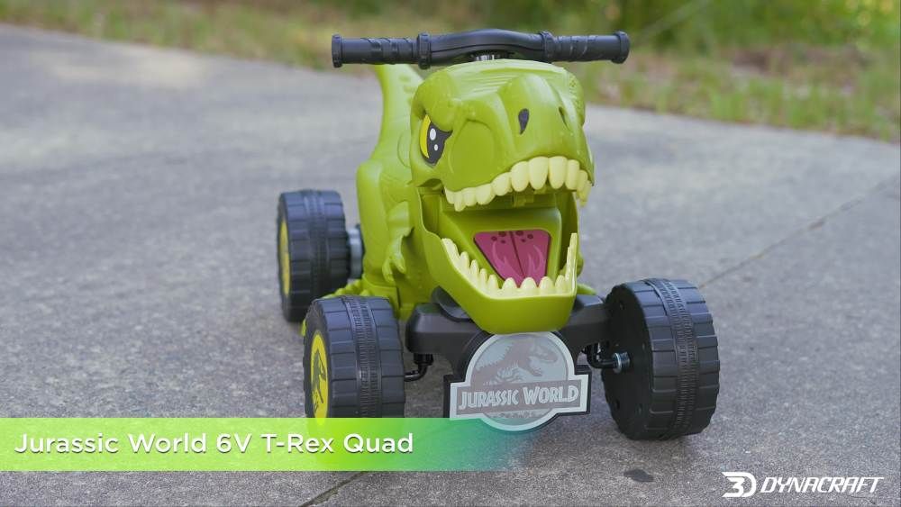 Jurassic World 6V T-Rex Quad with Interactive Play Features - Walmart.com | Walmart (US)