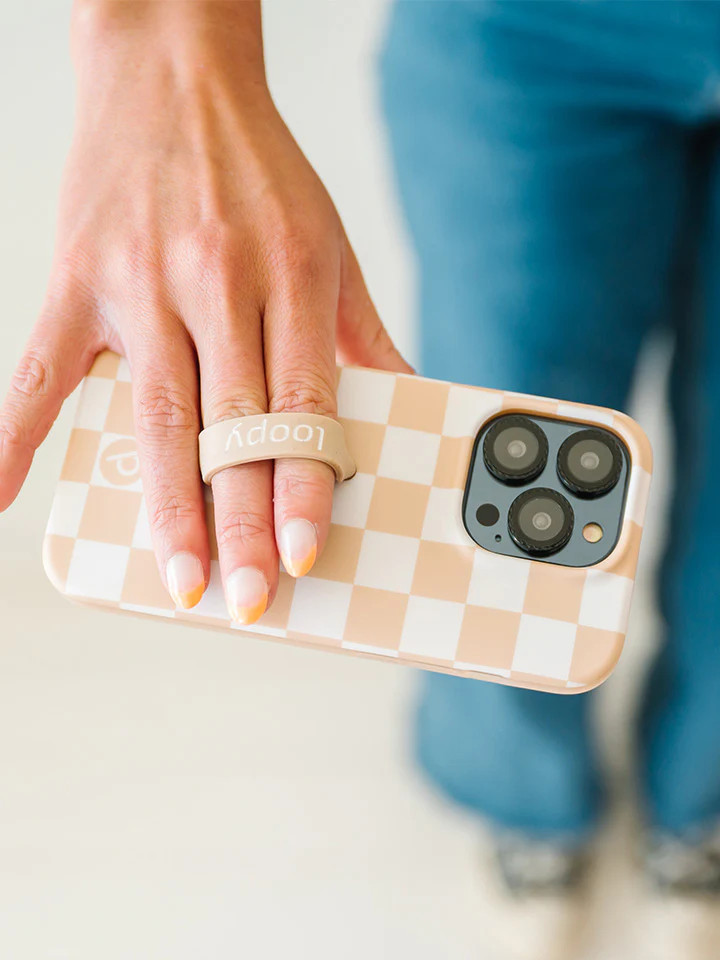 Loopy Cases - Sand Dollar Checkered | Loopy Cases