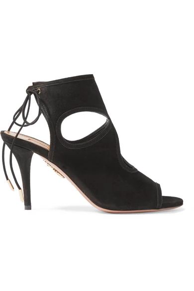 Sexy Thing cutout suede sandals | NET-A-PORTER (US)