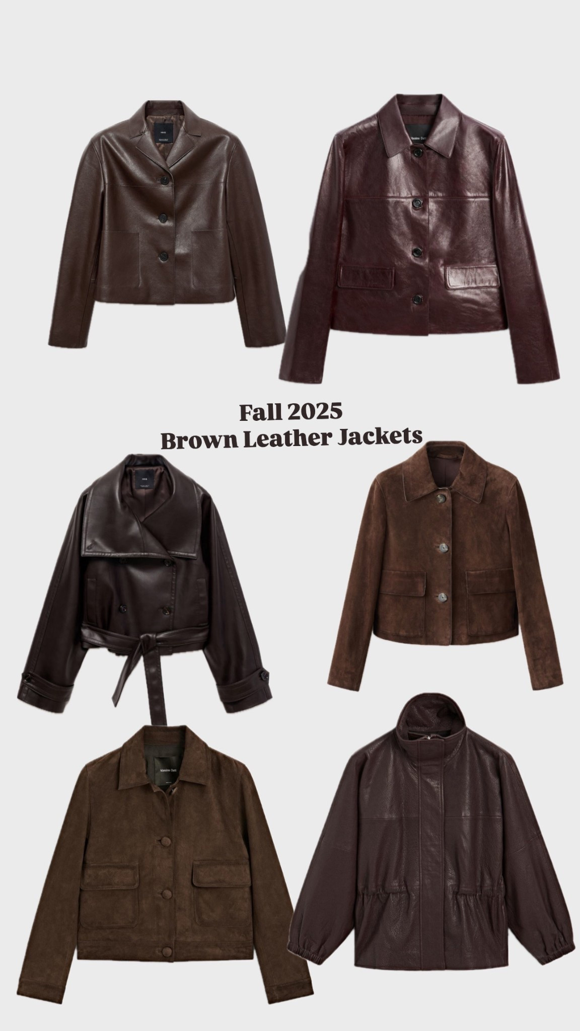 Brown leather Jackets Fall Autumn 2025


leatherjackets, braune kurze Lederjacke 

#LTKstyletip #LTKeurope #LTKautumn