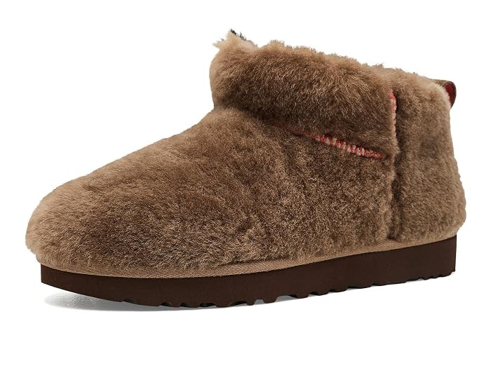 UGG Classic Ultra Mini Fluffed Women's Boots Light Bronze: 10 B - Medium | Zappos.com