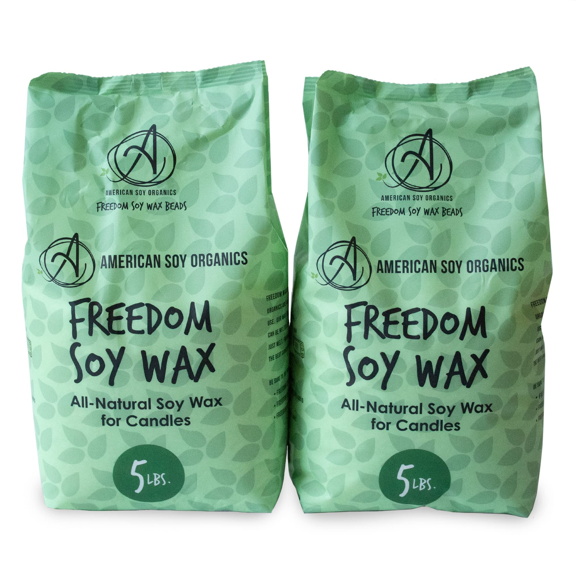American Soy Organics Freedom Soy Wax Beads for Candle Making - Natural Candle Making Supplies - ... | Amazon (US)
