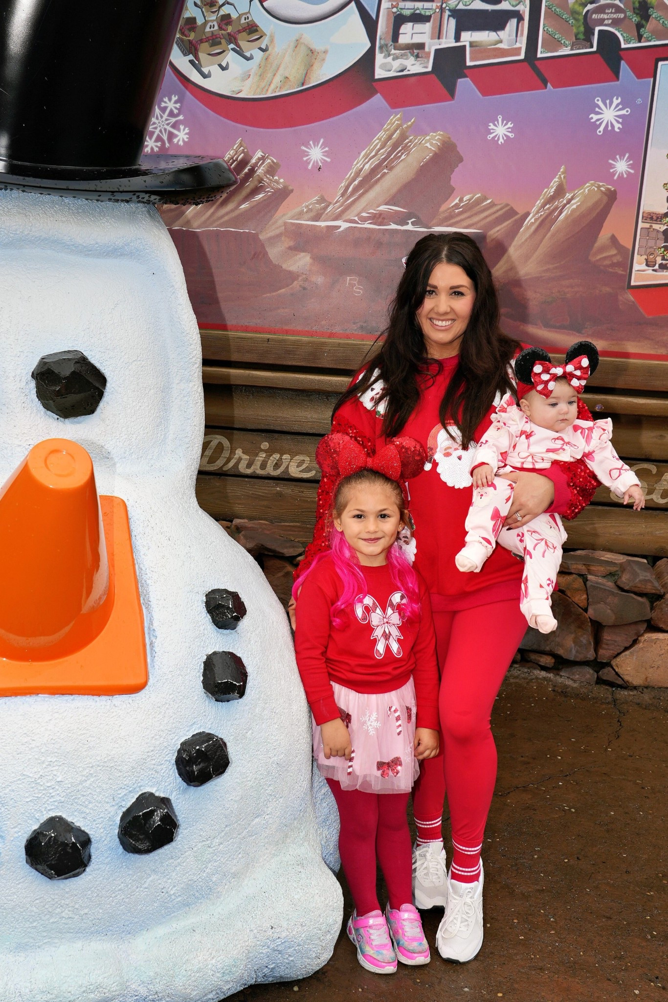 Christmas Outfits we wore to Disney during the holiday season! Sharing this cute, non-Disney, holiday coordinated outfit scheme for you. Perfect for a Disney day or casual
Holiday event. 

#LTKSeasonal #LTKHoliday #LTKootd