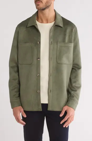 TRUTH Faux Suede Shirt Jacket | Nordstromrack | Nordstrom Rack