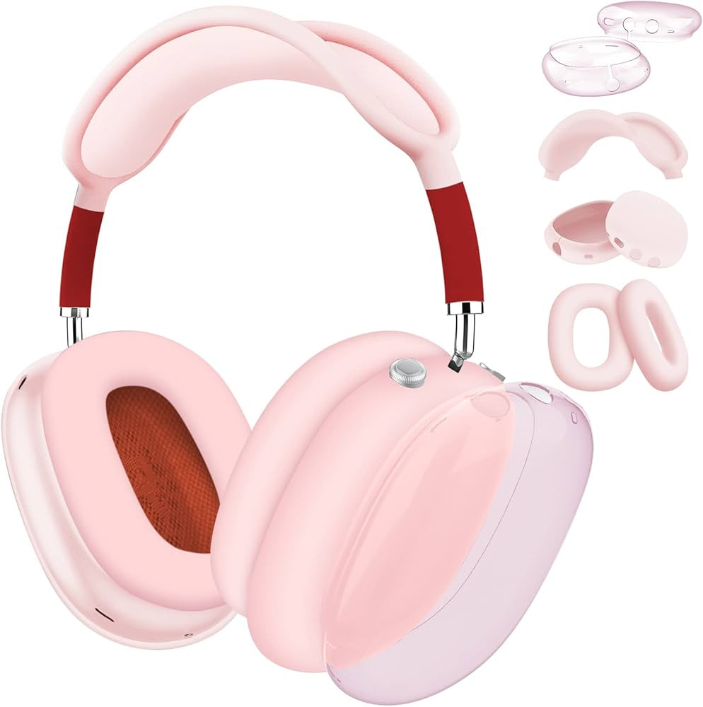 MOLOPPO Clear Soft TPU& Silicone Case for AirPod Max,Ear Pad Case Cover/Ear Cups Cover/Headband C... | Amazon (US)
