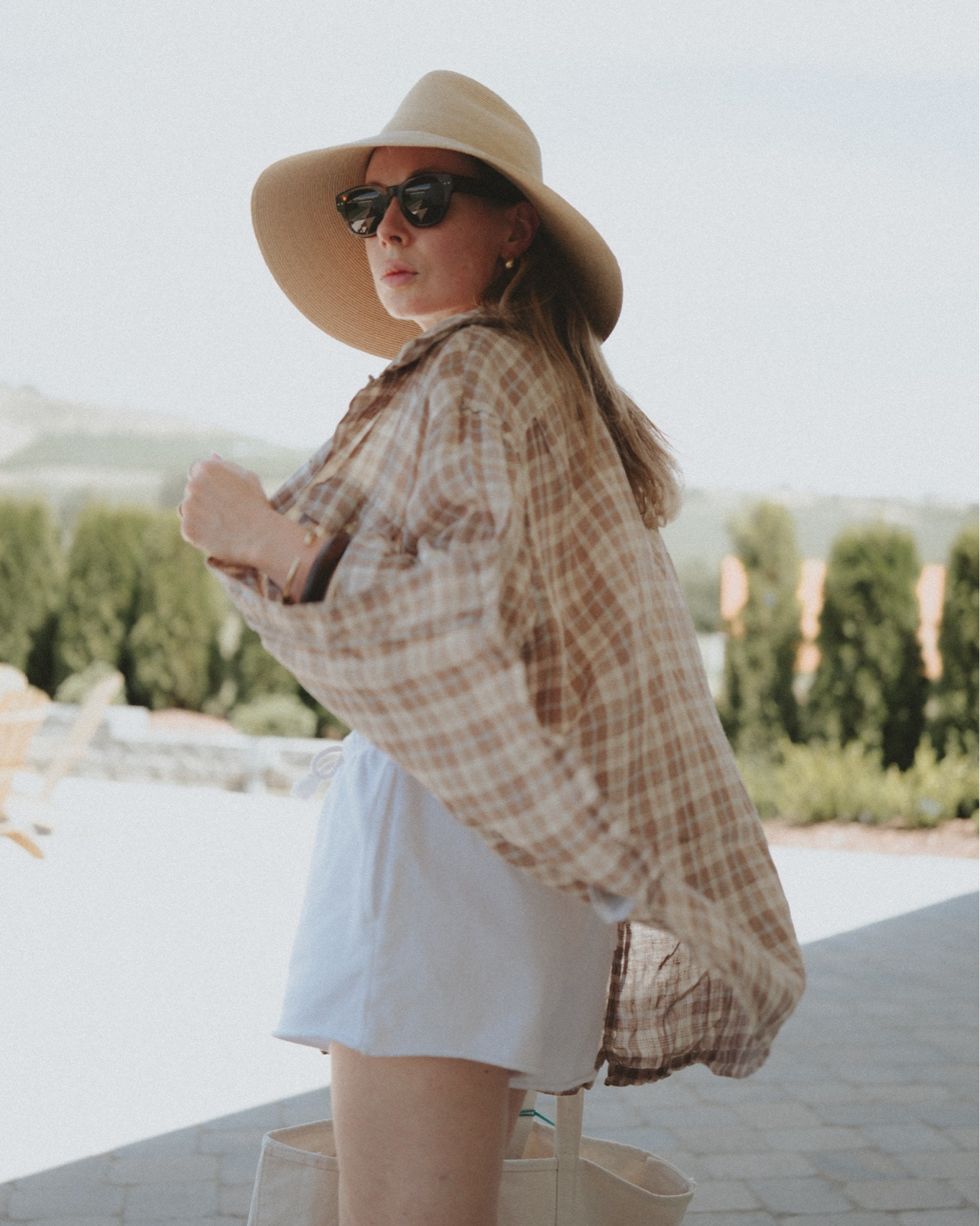 July started right: a straw hat + butter yellow bikini + plaid shirt + mini shorts + birks + canvas tote
Bag: L. L. Bean Boat & tote
Swimsuit: Hunza G
Sandals: Birkenstock Arizona 
Hat: @janessaleone00 Colette
Shorts: Gap

#LTKootd #LTKmomlife #LTKSwim