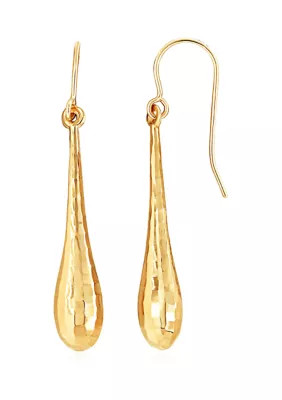 Belk & Co 14k Yellow Gold Teardrop Earrings | Belk