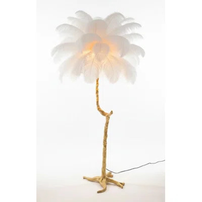 Africa Feather Floor Lamp | Wayfair North America
