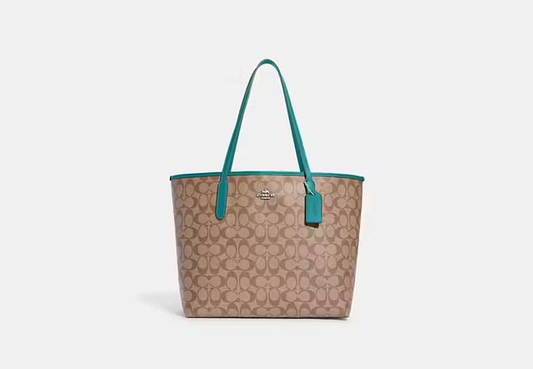 City Tote In Signature Canvas | Coach Outlet US
