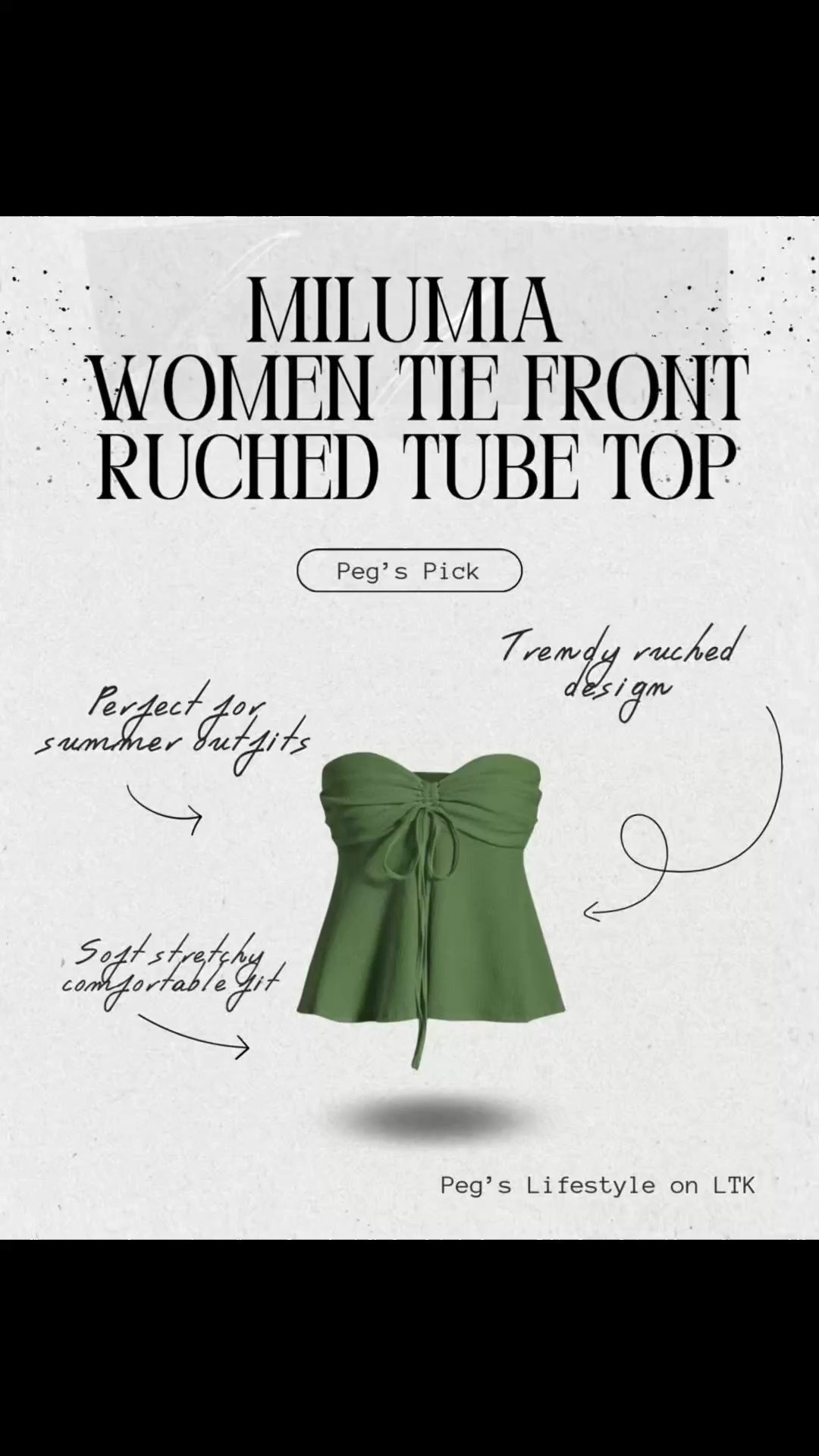 Such a cute summer staple ✨💕

This ruched tube top is soft, stretchy, and super easy to dress up or down. Perfect with jeans, shorts, or layered for an effortless summer outfit 🤍

#LTKootd #LTKBeauty