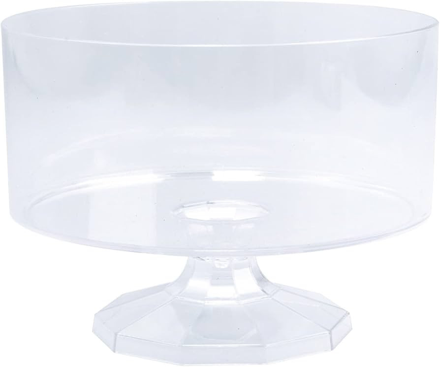 SIMPLY ELEGANT Plastic Trifle Pedestal Container 4½" (Clear) | Amazon (US)