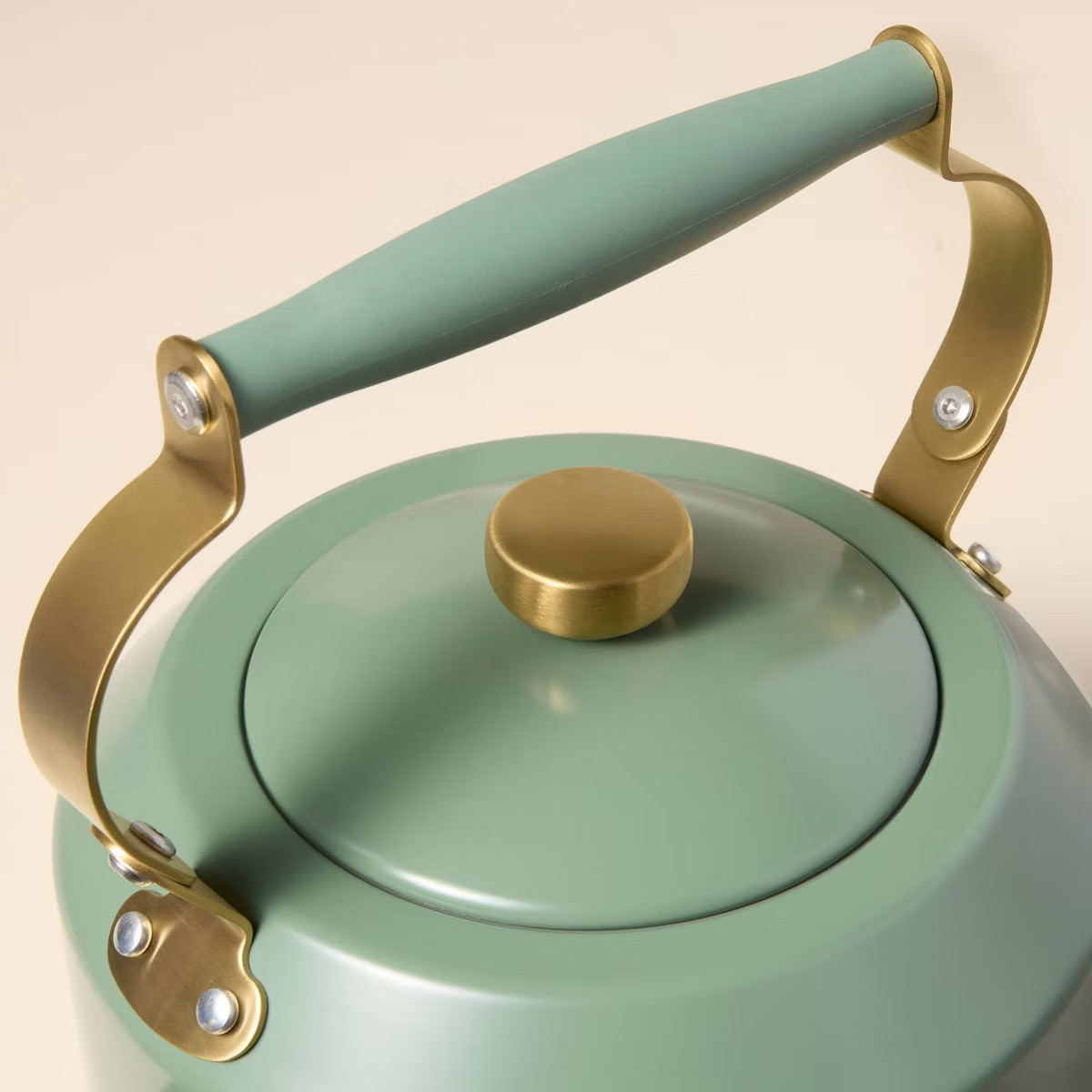 2qt Coated Tea Kettle Bright Olive - Hearth & Hand™ with Magnolia | Target