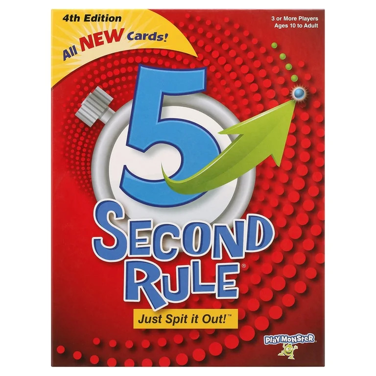 PlayMonster 5 Second Rule, 4th Edition - Family Fun, Party Game - Ages 10 and Up - Walmart.com | Walmart (US)