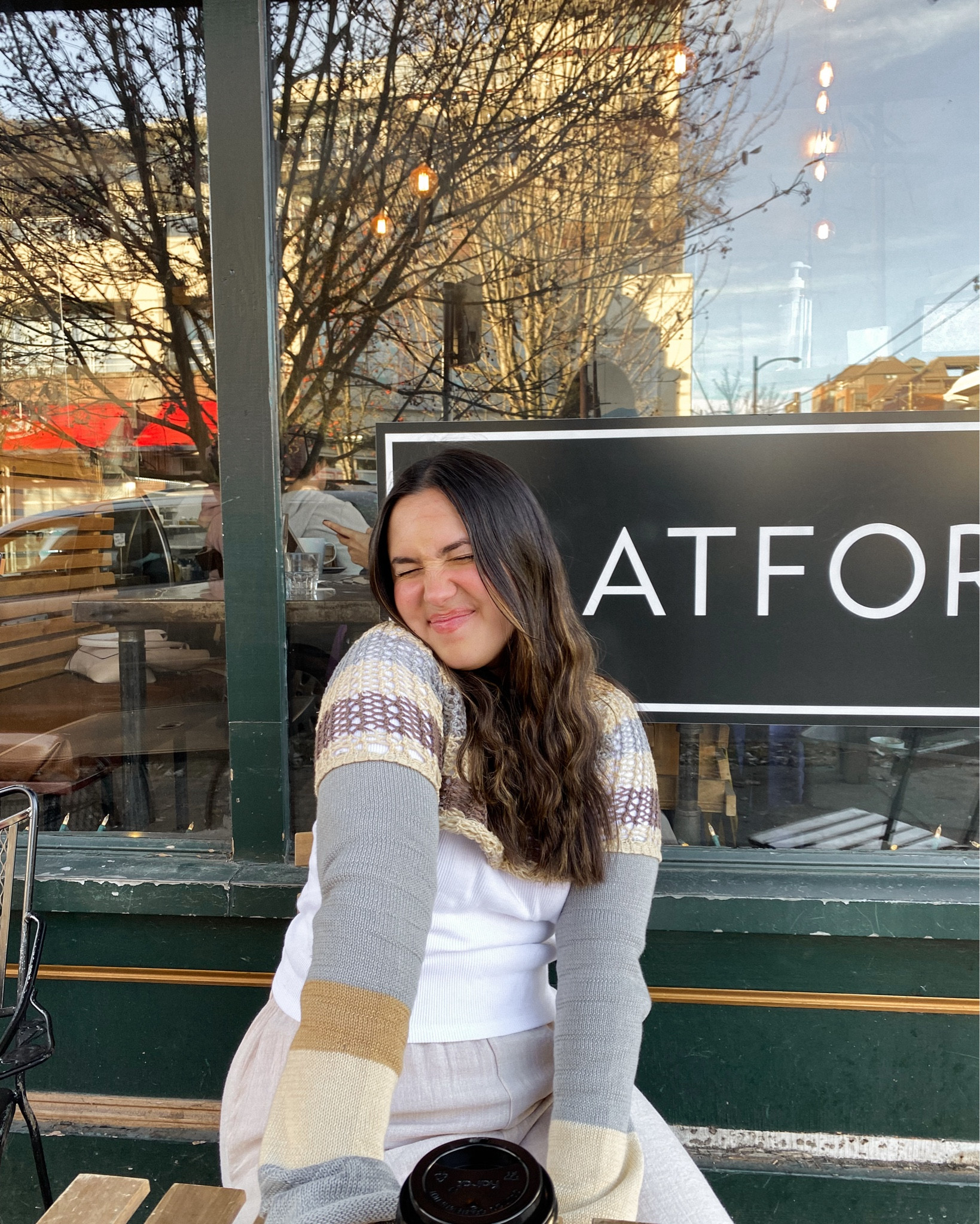 cutest fall outfit!!!!! cropped crochet sweater with flowy pants and doc martens 🧡 

#LTKU #LTKSeasonal #LTKMidsize