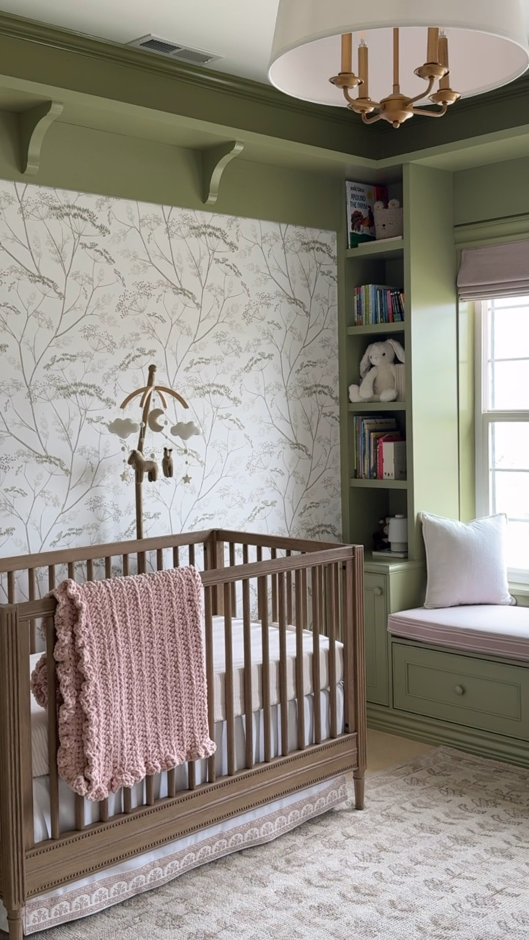 Our sweet nursery for baby girl… 

#LTKmomlife #LTKBaby #LTKHome