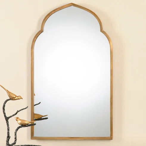 Gold Arch Wall Mirror | Wayfair North America