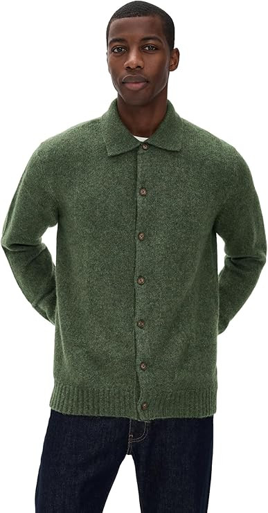 NN07 Men's Lee Full Button Cardigan | Amazon (US)