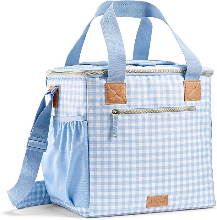 Fit & Fresh, 24-Can Soft Cooler Bag Insulated Leak-Resistant, Portable Soft Cooler, Large Cooler,... | Amazon (US)