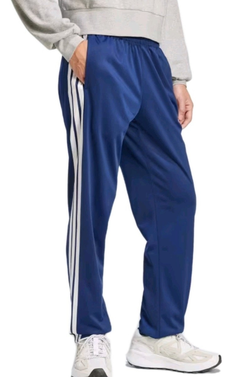 Adidas Men's Track Pants Dayready Regular Fit Mid-Rise Dark Blue Size Large NWT | eBay US