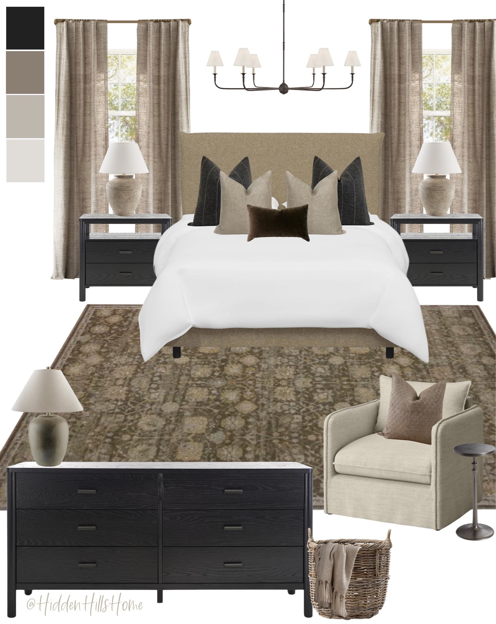 Bedroom decor mood board, bedroom design ideas, bedroom decor, bedroom Inspo, master bedroom #bedroom

#LTKHome #LTKSeasonal #LTKSaleAlert